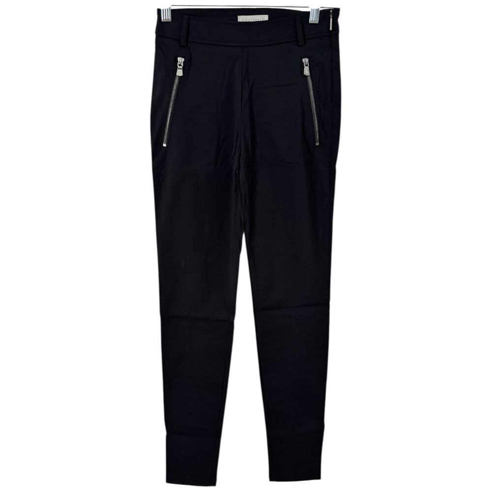NWT Anatomie Marisa Curvy High Rise Moto Zipper Travel Pants Size XS - Picture 4 of 9